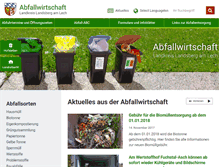 Tablet Screenshot of abfallberatung-landsberg.de